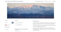 Desktop Screenshot of pinevalleyutah.org